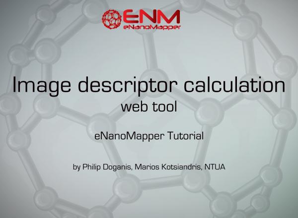 Image descriptor calculation web tool
