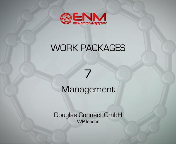 eNanoMapper Work Package 7 - Management