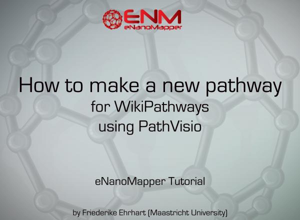 eNanoMapper tutorial: How to make a pathway 